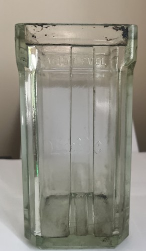 Vintage exide glass battery - exide,