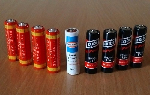 Vintage batteries ever - vintage, aa