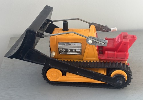 Bandai tin plate bulldozer - bandai,
