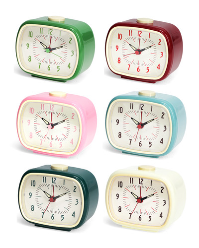 Retro alarm clock - alarm, battery