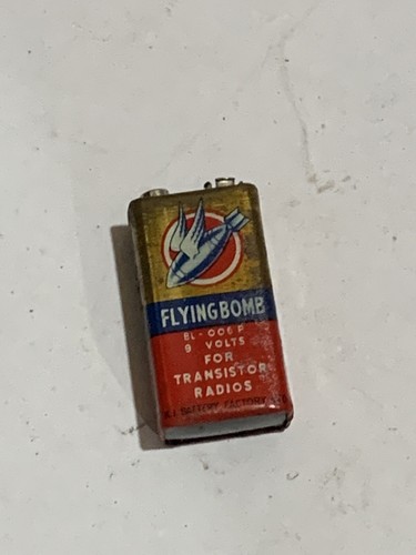 Vintage battery flying bomb - bomb, 9