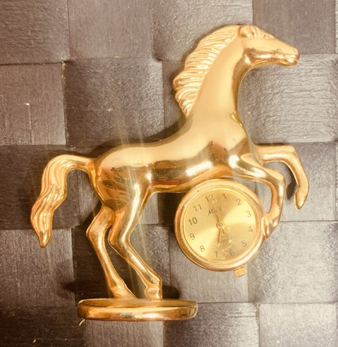Vintage gold tone horse - vintage,