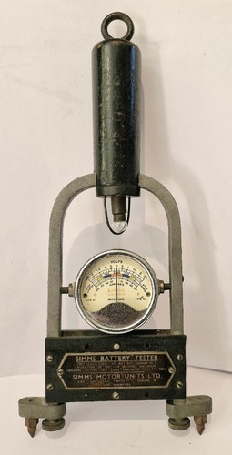 Vintage simma battery tester - vintage,