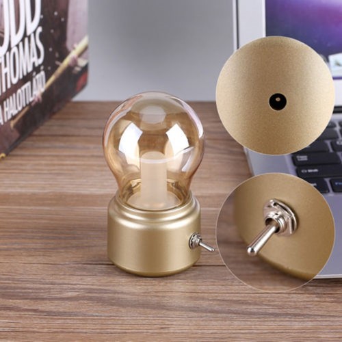 Vintage bulb light battery - vintage,
