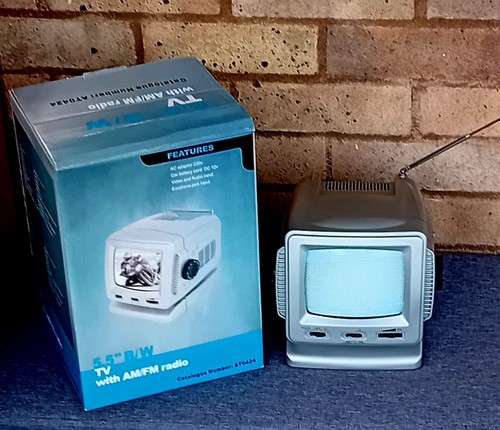 Vintage retro portable tv - retro,