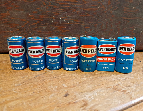 Ever ready vintage batteries - ever,