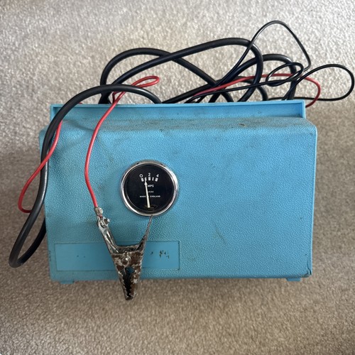 Vintage battery charger 12v - battery,