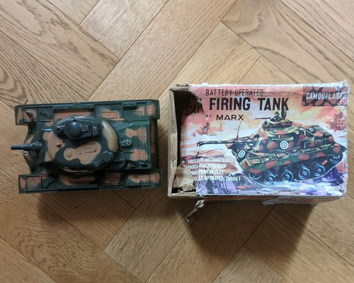 Marx vintage cap firing tank - cap,