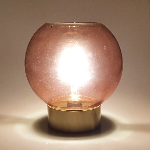 Globe lamp light - lamp, red