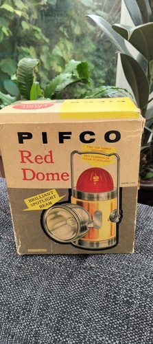 Pifco red dome - red, battery