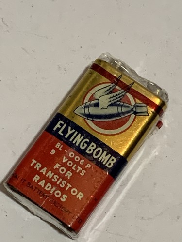 Vintage battery flying bomb - vintage,