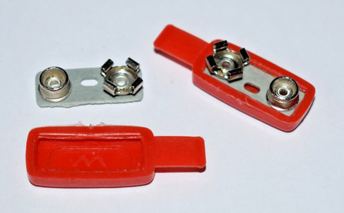 Vintage pp3 battery - battery, red